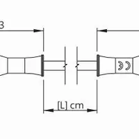 2033 25A Silicone Patch Lead Dimensions